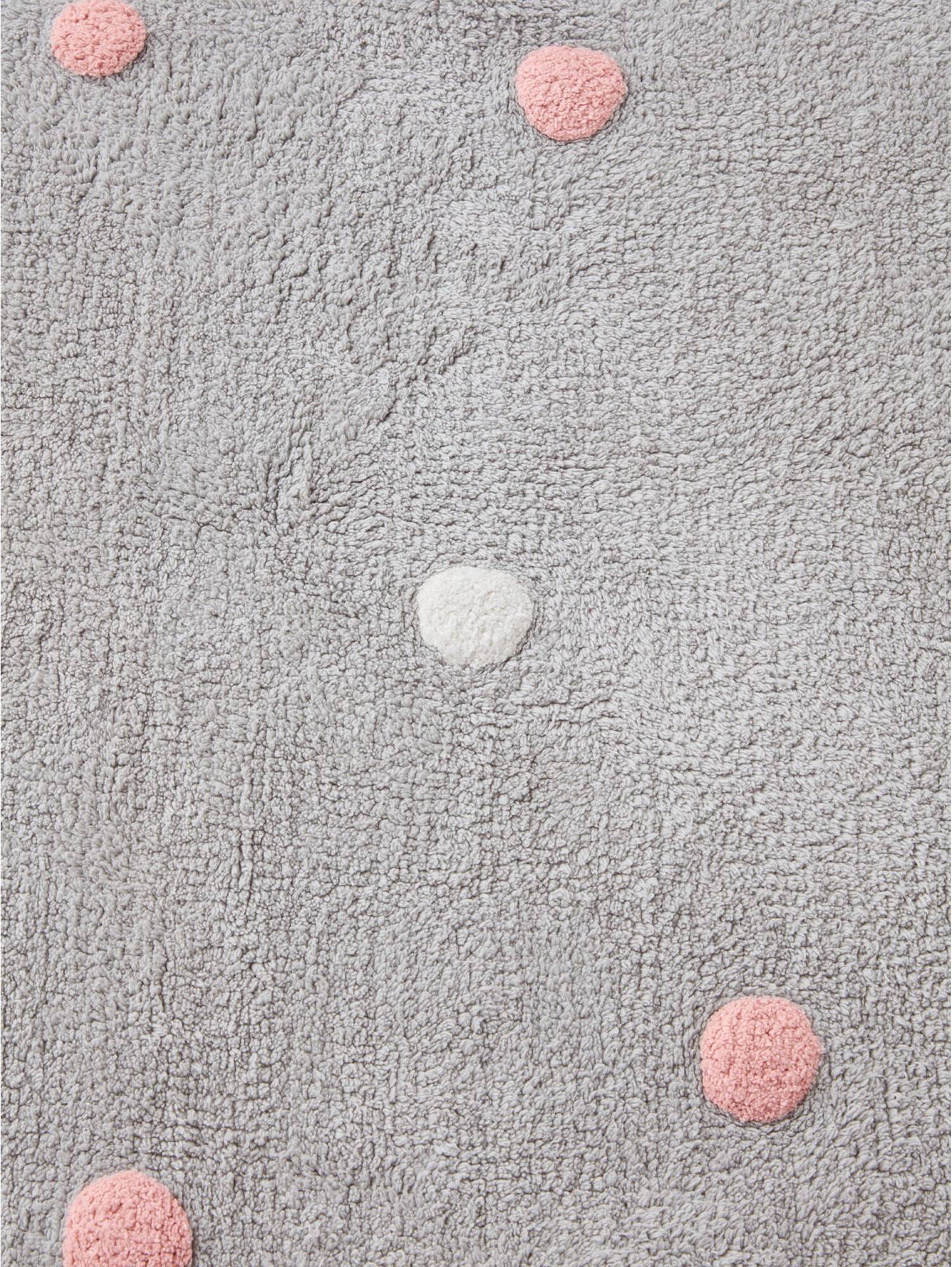 Vertbaudet Washable Rug Confetti Grey/Print