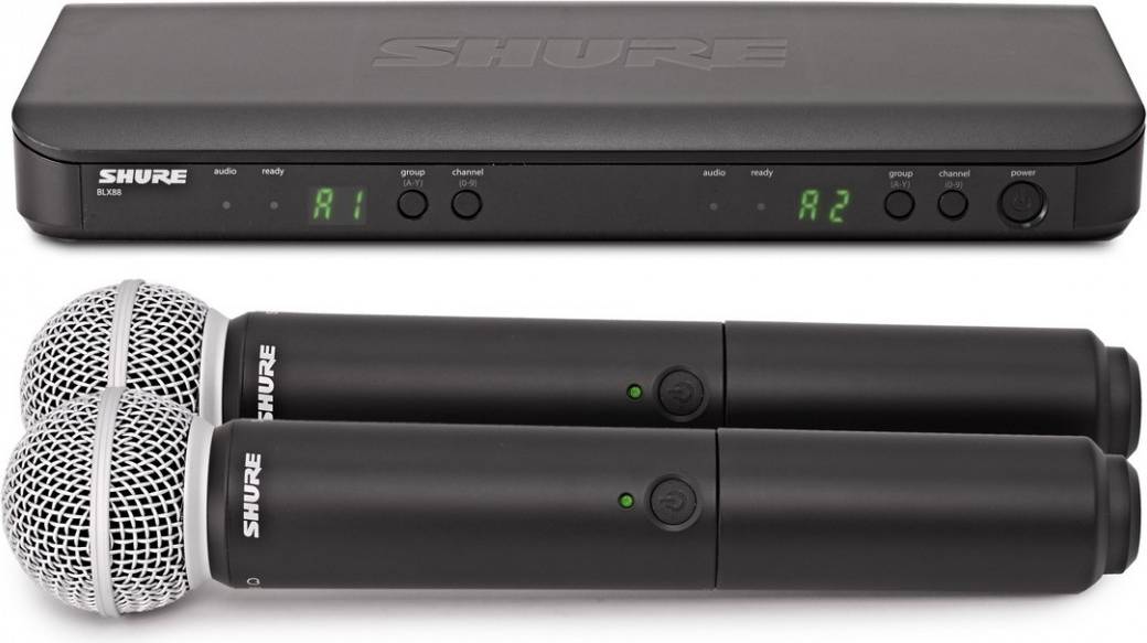 Shure sm58 Shure BLX288E SM58 Wireless System