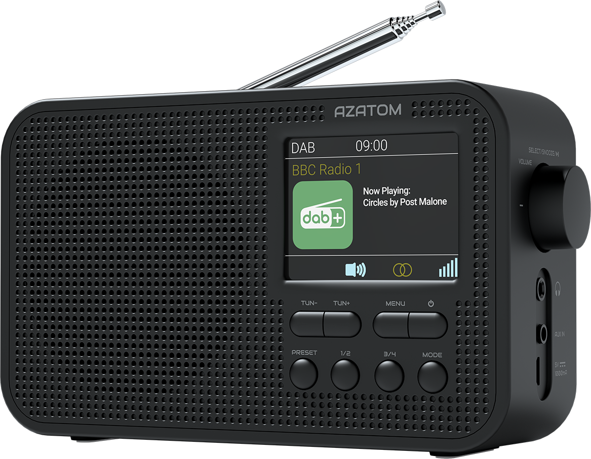 Azatom dab radio Azatom dab fm clock