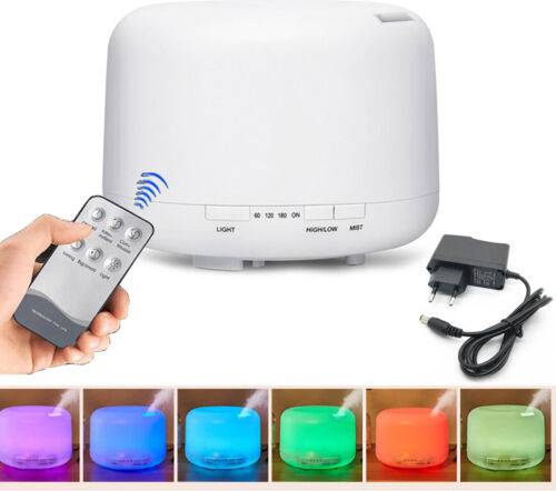 Led Essential Oil Diffuser Aroma Humidifier 500ml
