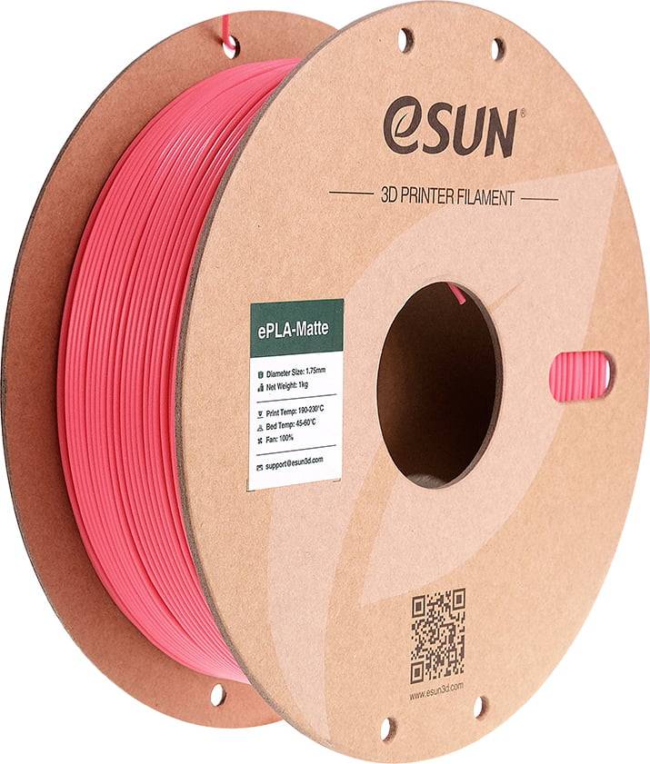 eSUN ePLA-Matte Strawberry Red