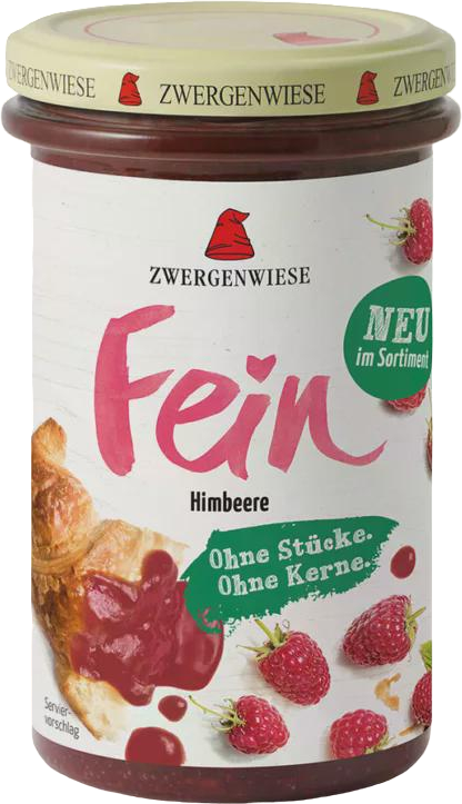 Marmelade Zwergenwiese Fine Raspberry 280g 1Pack