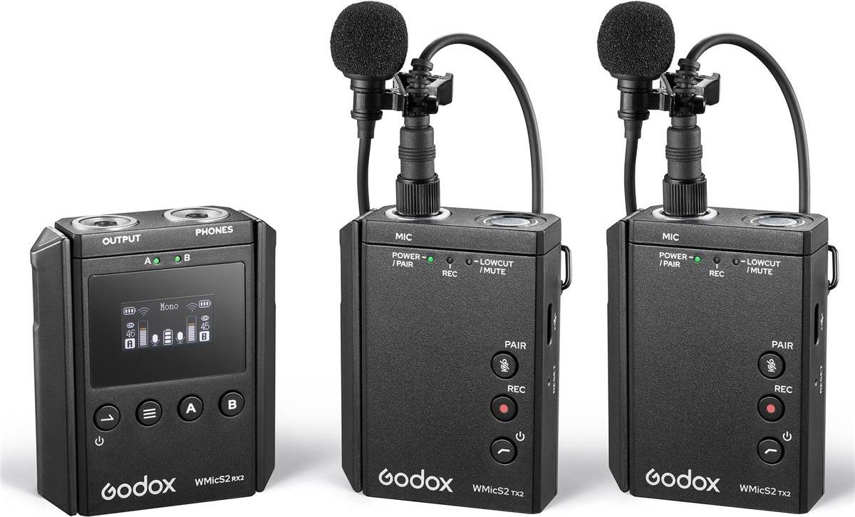 Godox WMicS2 Kit UHF Wireless Microphone System