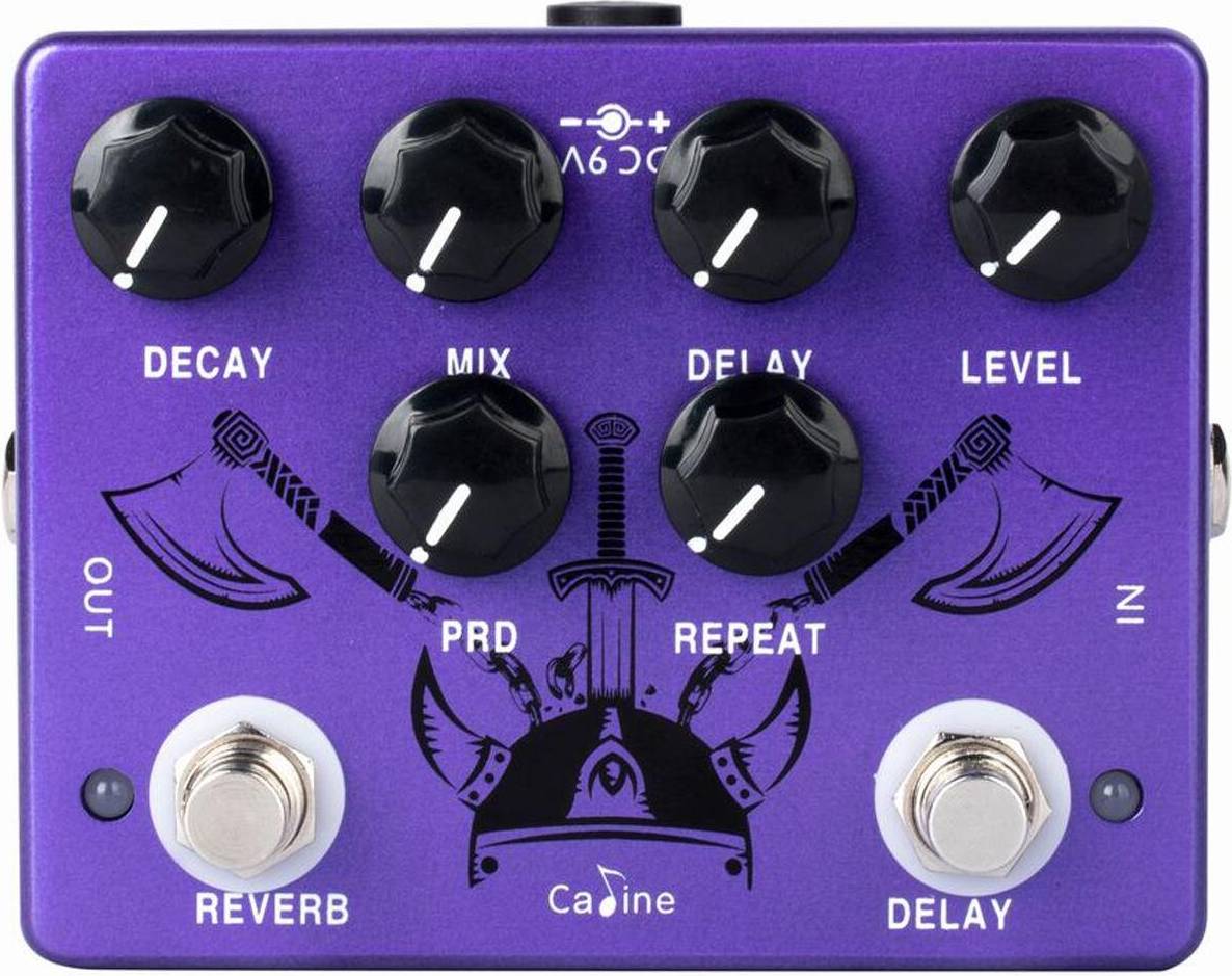 CP-80 Purple Repeat Reverb delay gitarrpedal
