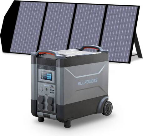 Solar power generator Allpowers Solar Generator R4000 3600Wh Power Station