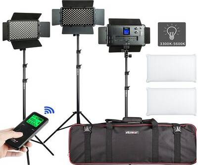 Viltrox VL D640T LED Light Triple Kit
