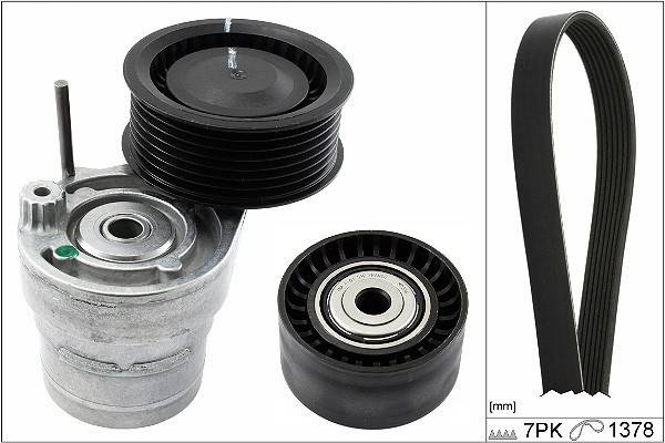 INA V-Ribbed Belt Kit 529031310