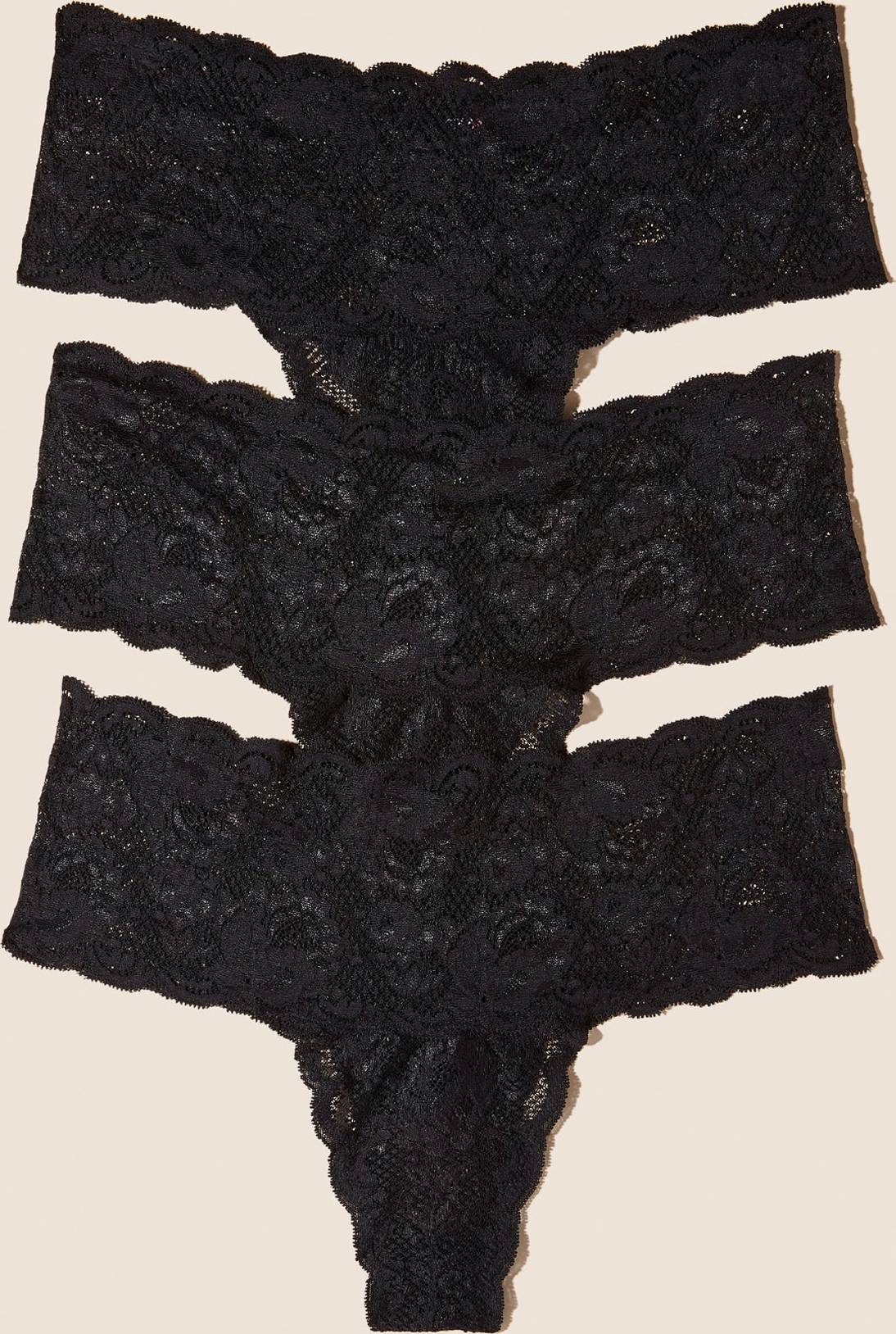 Never Say Never Mid-Rise Thongs Set