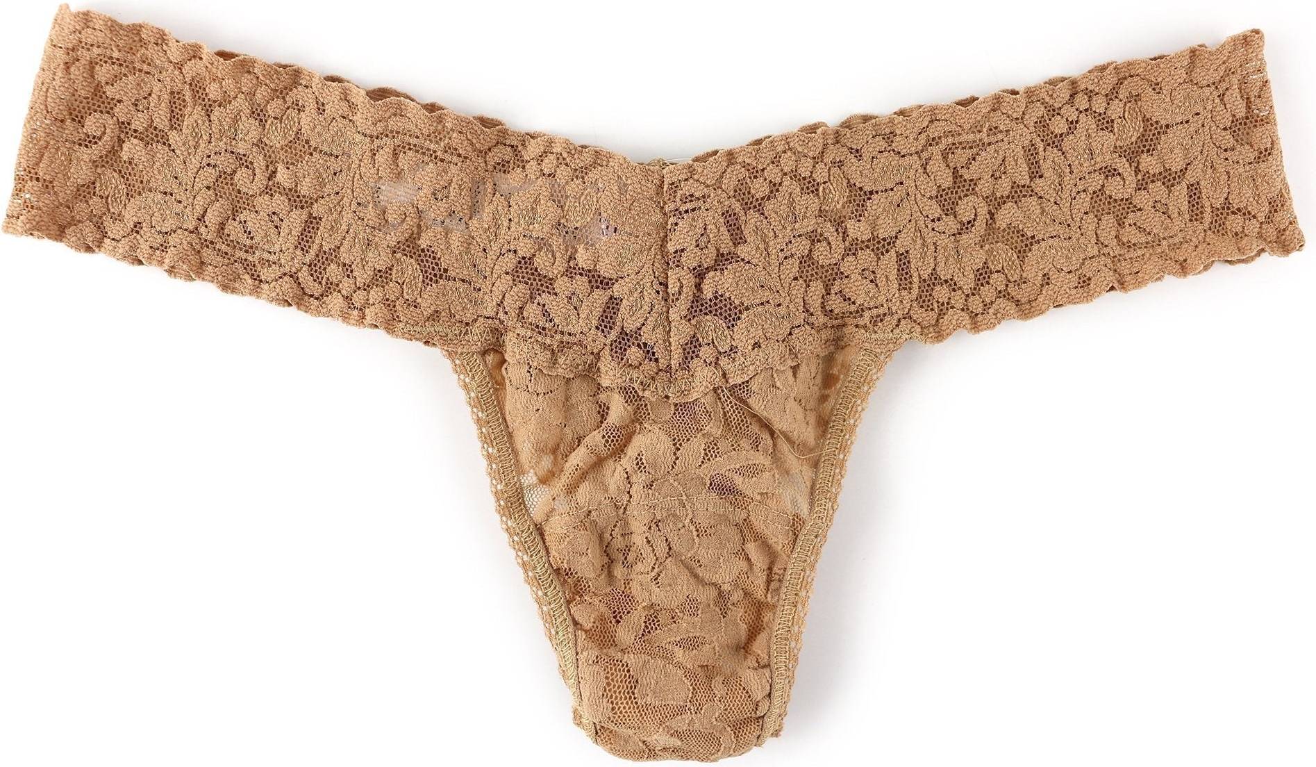Low Rise Thong - Brown