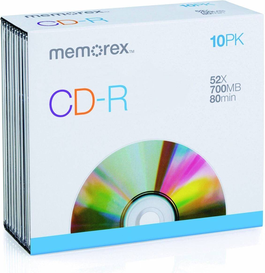 Memorex CD-R 52x 700MB - 10 Pack