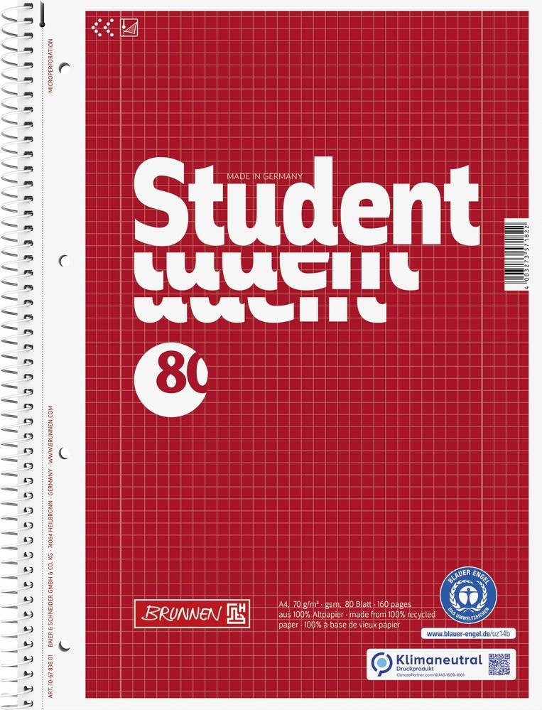 Recycled Paper Notepad A4