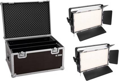 Eurolite Set 2x LED PLL-360 6000K Panel Case