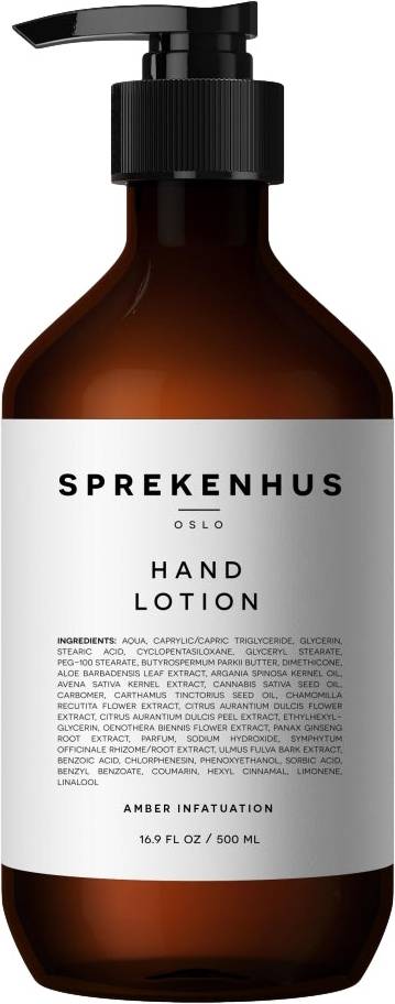 Hand Lotion Large Amber Infatuation