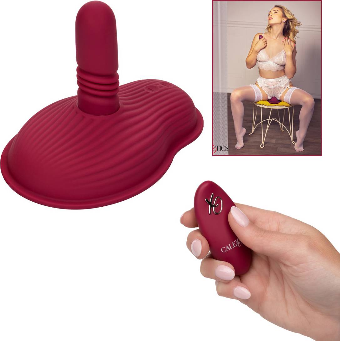 Thrusting vibrator Sex Toys CalExotics Dual Rider Thrusting Grinding Pleasure Vibrator