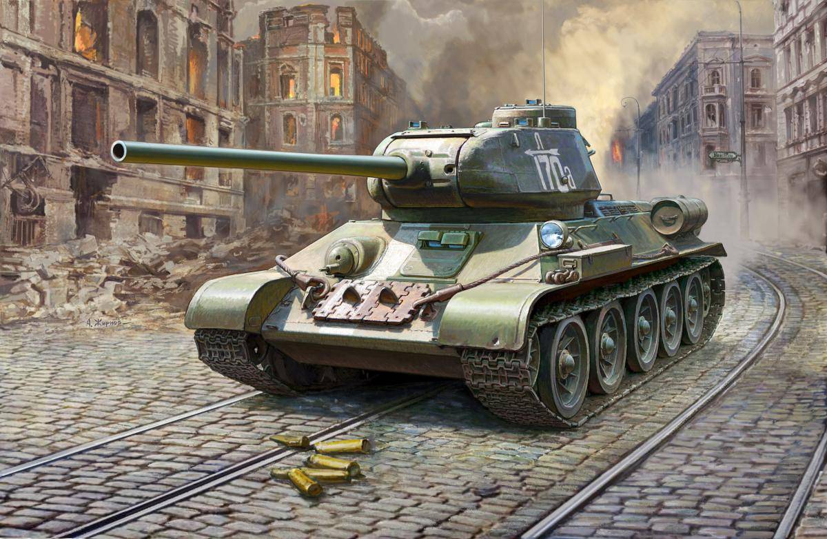 T34/85 Soviet Medium Tank Model Kit