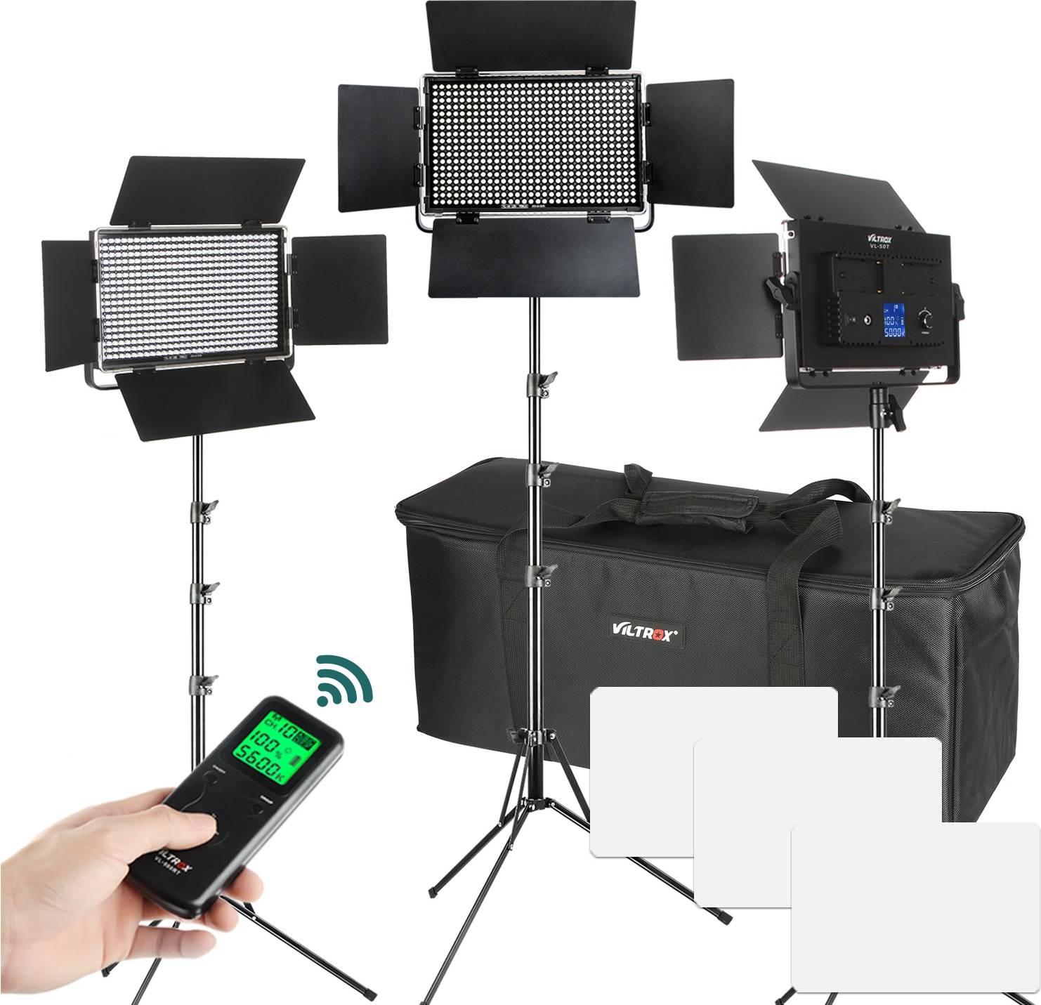 Viltrox VL S50T LED Light Triple Kit