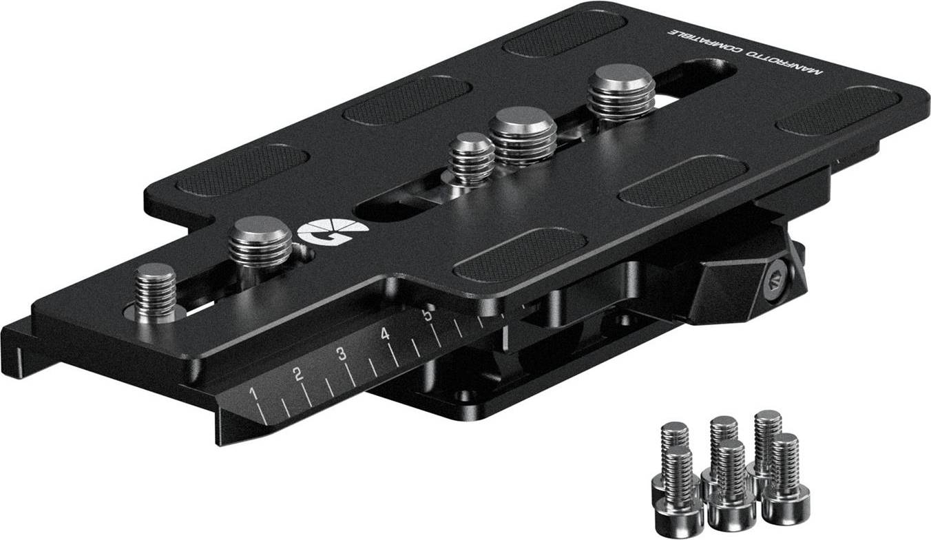 Bright Tangerine Manfrotto Riser Kit 15mm Baseplate