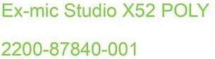 Poly Studio X52