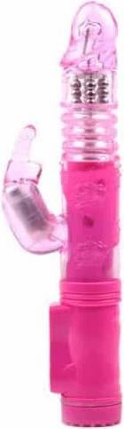 Thrusting vibrator Sex Toys Pink Rabbit Vibrator With Thrusting Motion