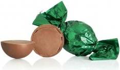 PR Chokolade Fyldte Grøn 1 kg.