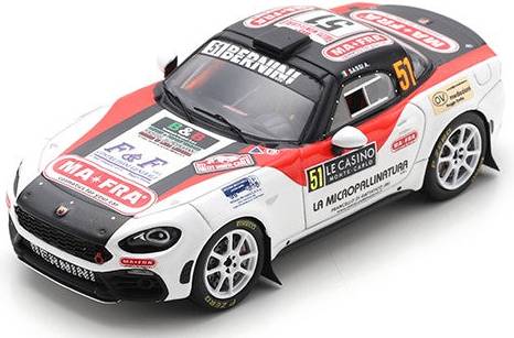 Miyako Spark Abarth 124 Rally RGT 2022 Monte Carlo Rally 1/43 #51