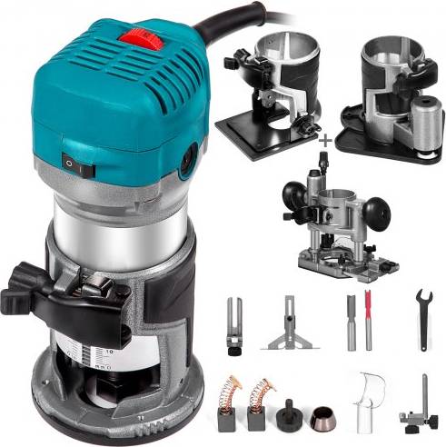 VEVOR Wood Trimmer Router Tool Kit 710W