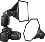 Softbox kit Waka Universal Camera Flash Diffuser Softbox Kit