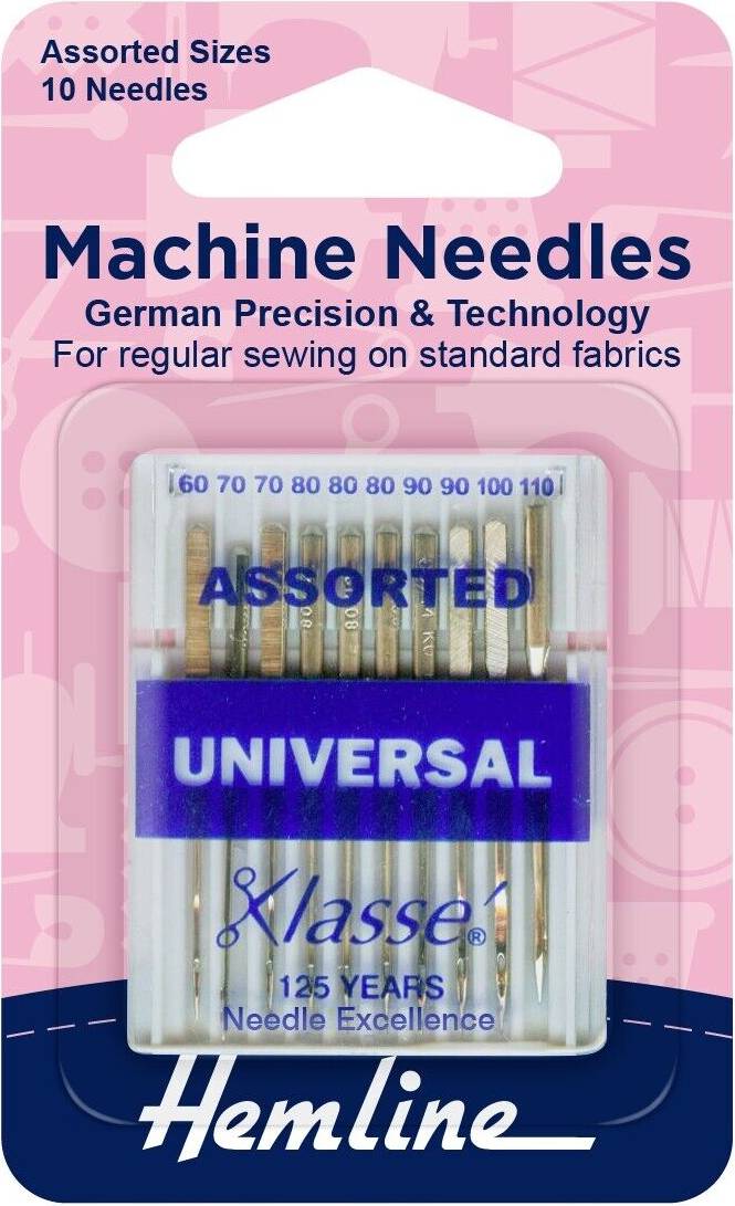 Assorted Machine Needles 10 Pack
