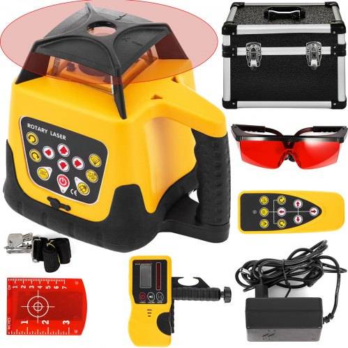 VEVOR Rotary Laser Level Kit Red Beam