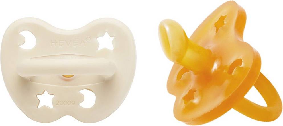 Natural Rubber Physiological Pacifiers Set