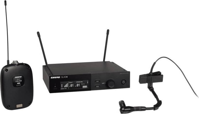 Shure slxd Shure SLXD14E/98H-S50 Wireless Instrument Microphone System
