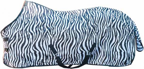 HKM Standard Neck Fly Rug - Zebra
