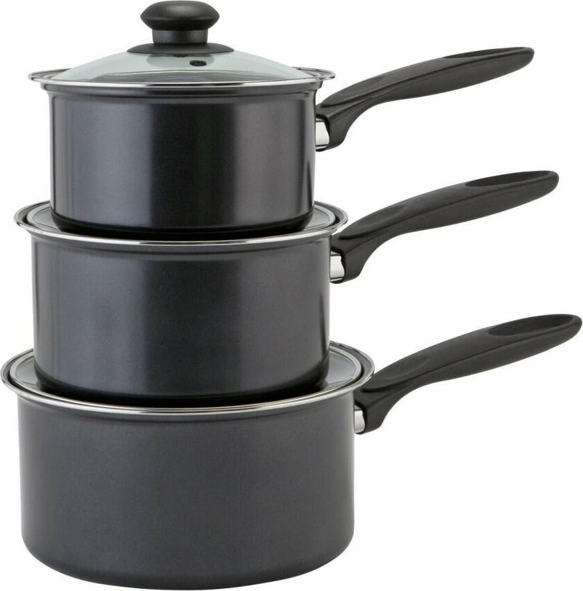 AMG 3 Piece Non Stick Cookware Set