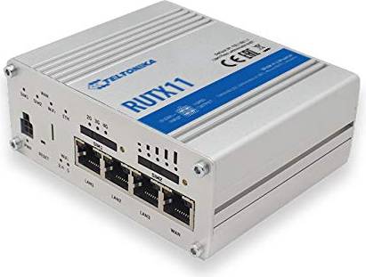 Teltonika RUTX11 Next Gen LTE CAT6 Industrial Celluar Router