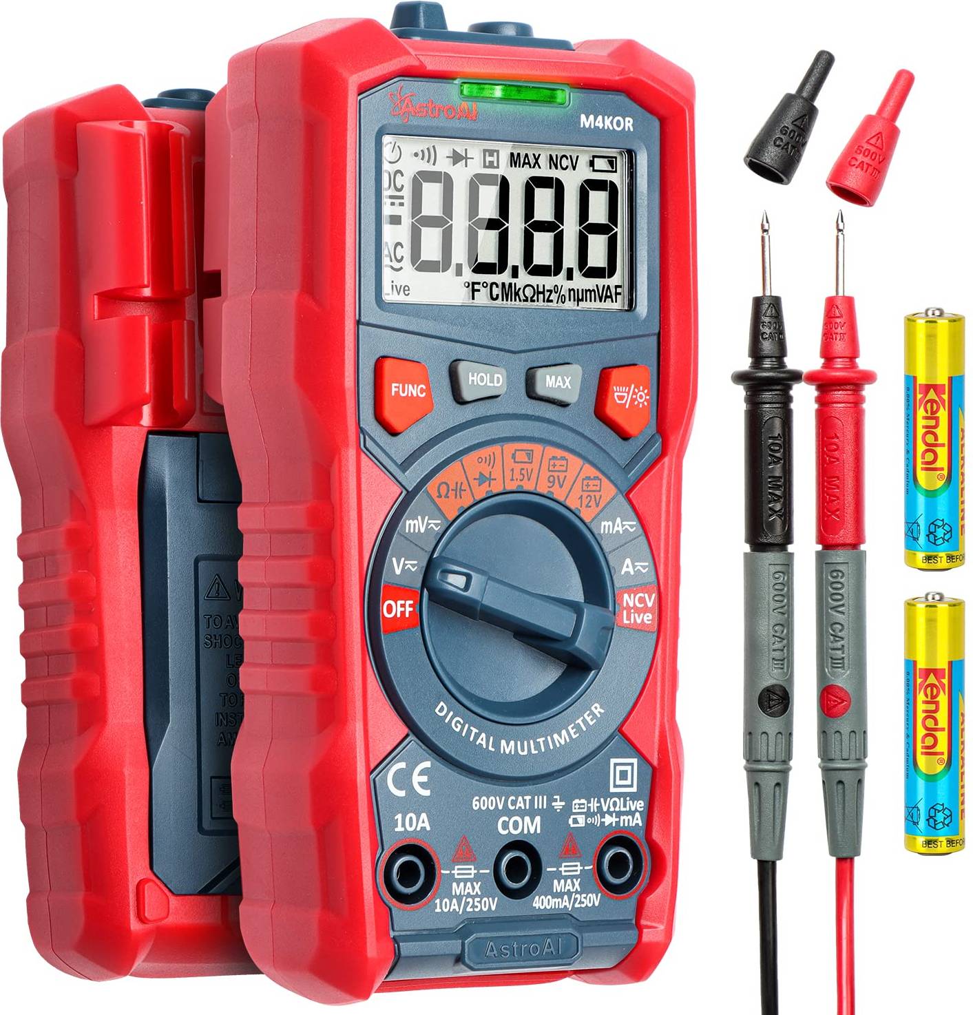 AstroAI Digital Multimeter TRMS Automatisk Voltmeter