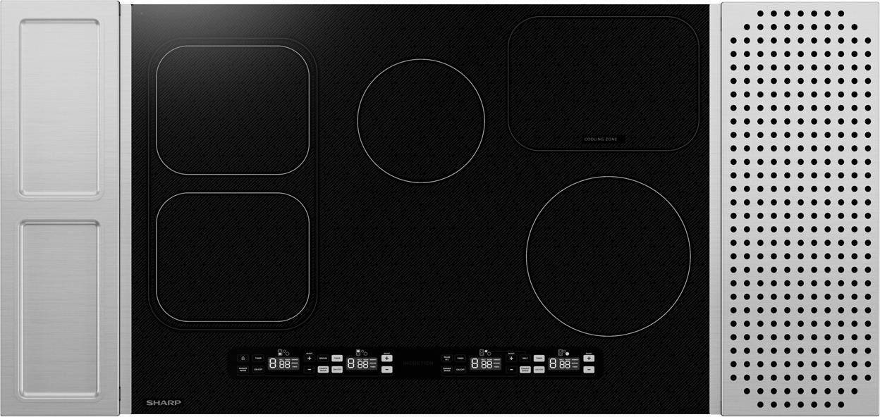 4 burner induction cooktop Sharp 30" Induction