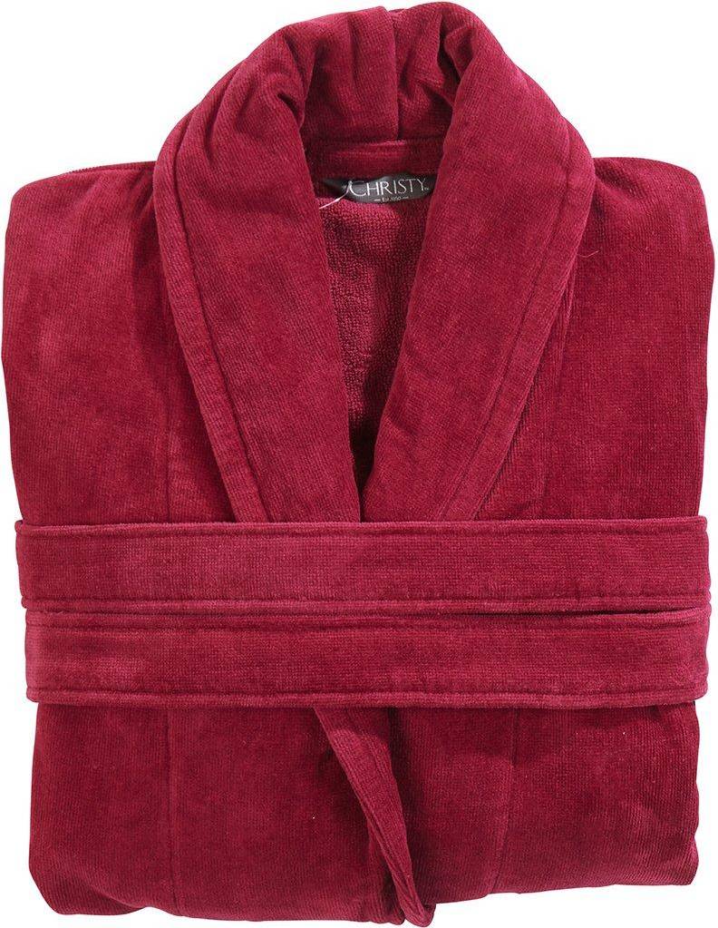 'Supreme Velour' 100% Sheared Cotton Robe Raspberry
