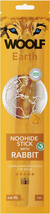 Woolf Earth Noohide Stick with Rabbit