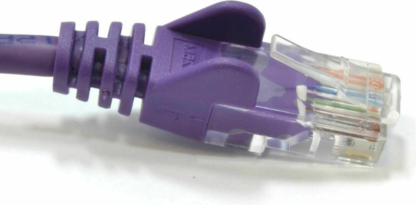 Violet RJ45 Cat5E CCA UTP