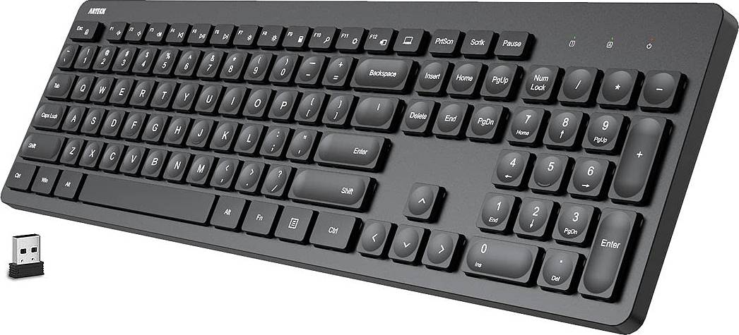 2.4G Wireless Keyboard Ultra Slim Numeric Keypad Hotkey