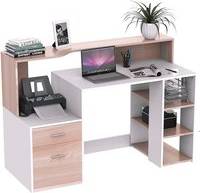Pc bord Homcom Computer Desk PC Table Modern Writing Workstation Skrivebord
