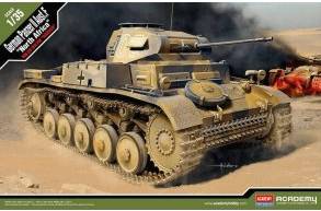 Academy German Panzer II Ausf F Front Plastic Model Kit