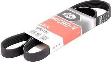 Gates Micro-V Multi-Ribbed Belt 6PK1195