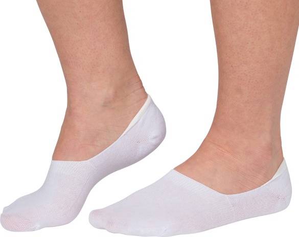 Cotton Invisible Socks - Wit