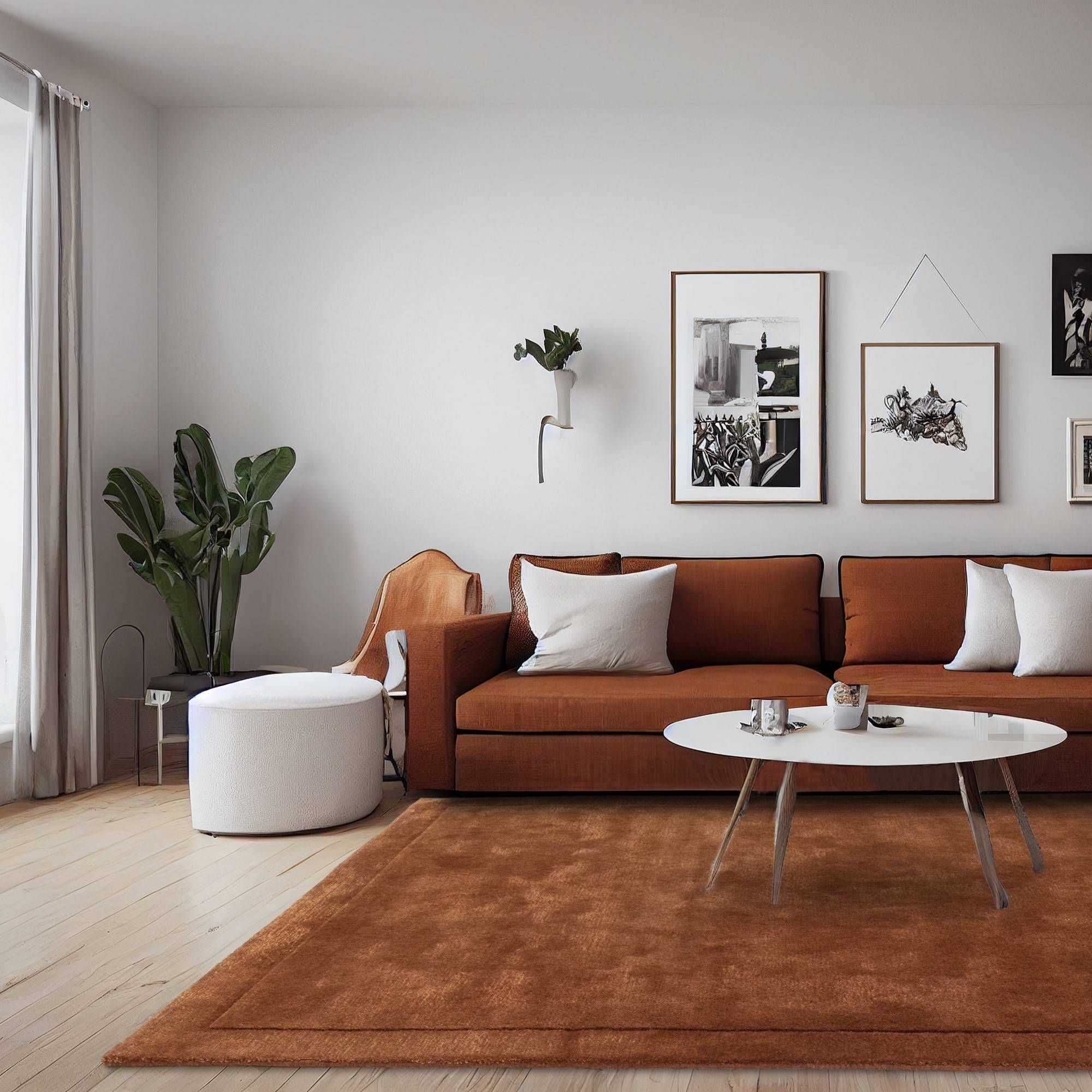 Asiatic Rise Rug Orange