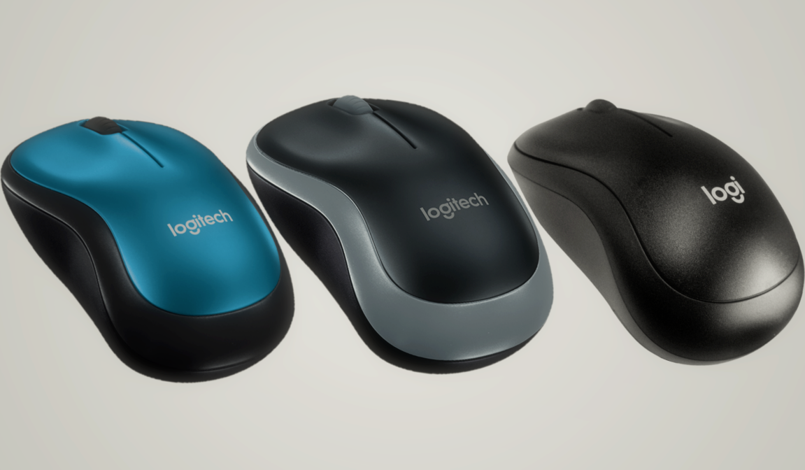 Logitech M185 Mouse RF Wireless USB Optical Blue