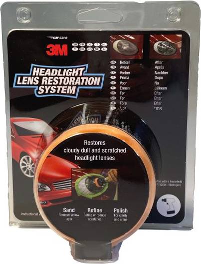Headlight restoration 3M Headlight Lens Restoration System Kit