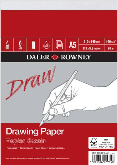 Daler Rowney Ritblock Draw A5