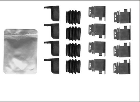 Textar Accessory Set Disc Brake Pads 82539300
