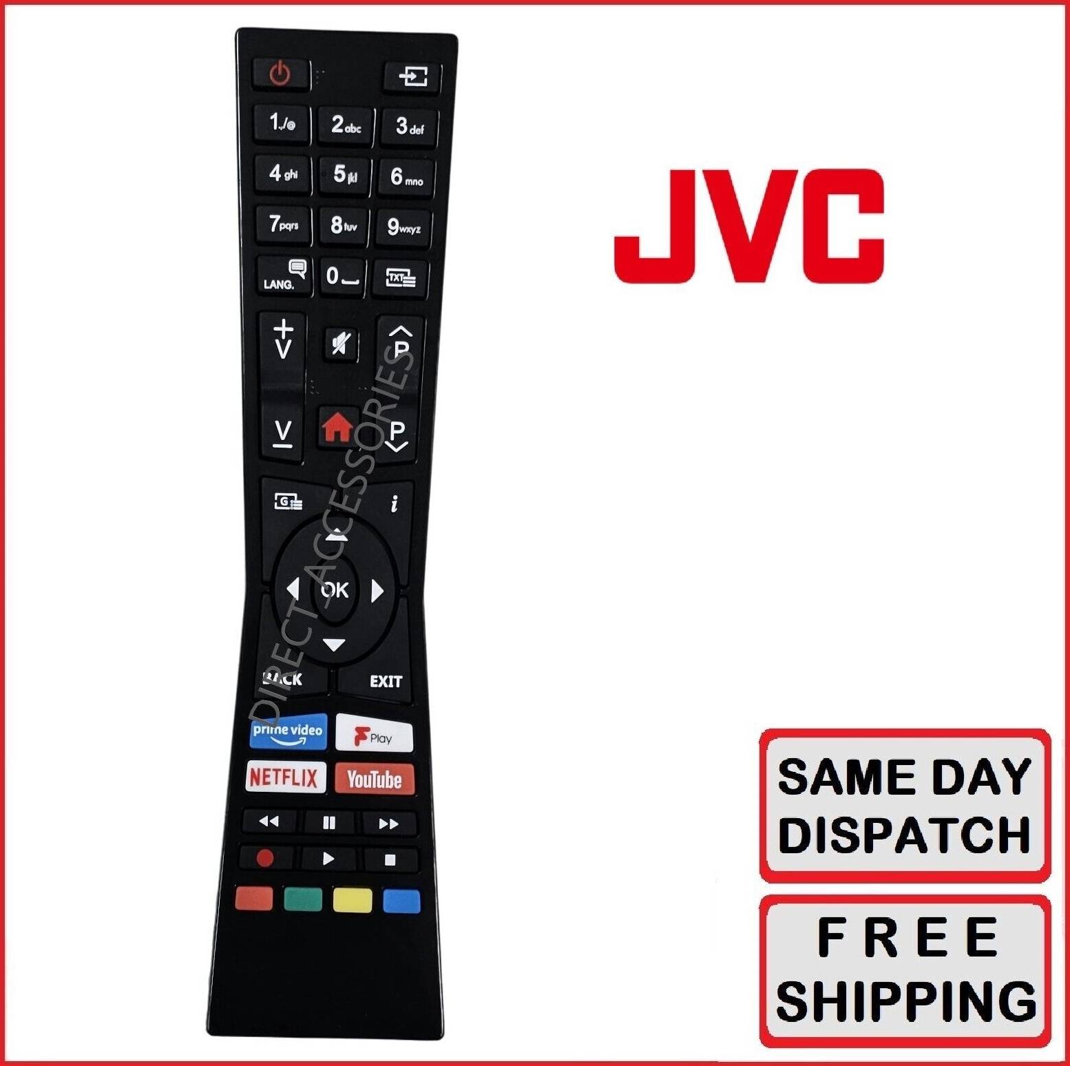 JVC RM-C3338 TV Remote Control